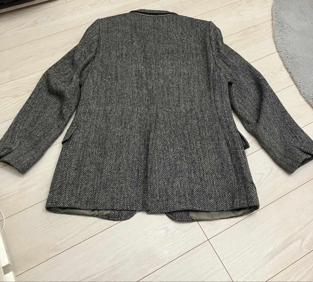60-70s USA Harris Tweed ヘリンボーン ツイードジャケット
