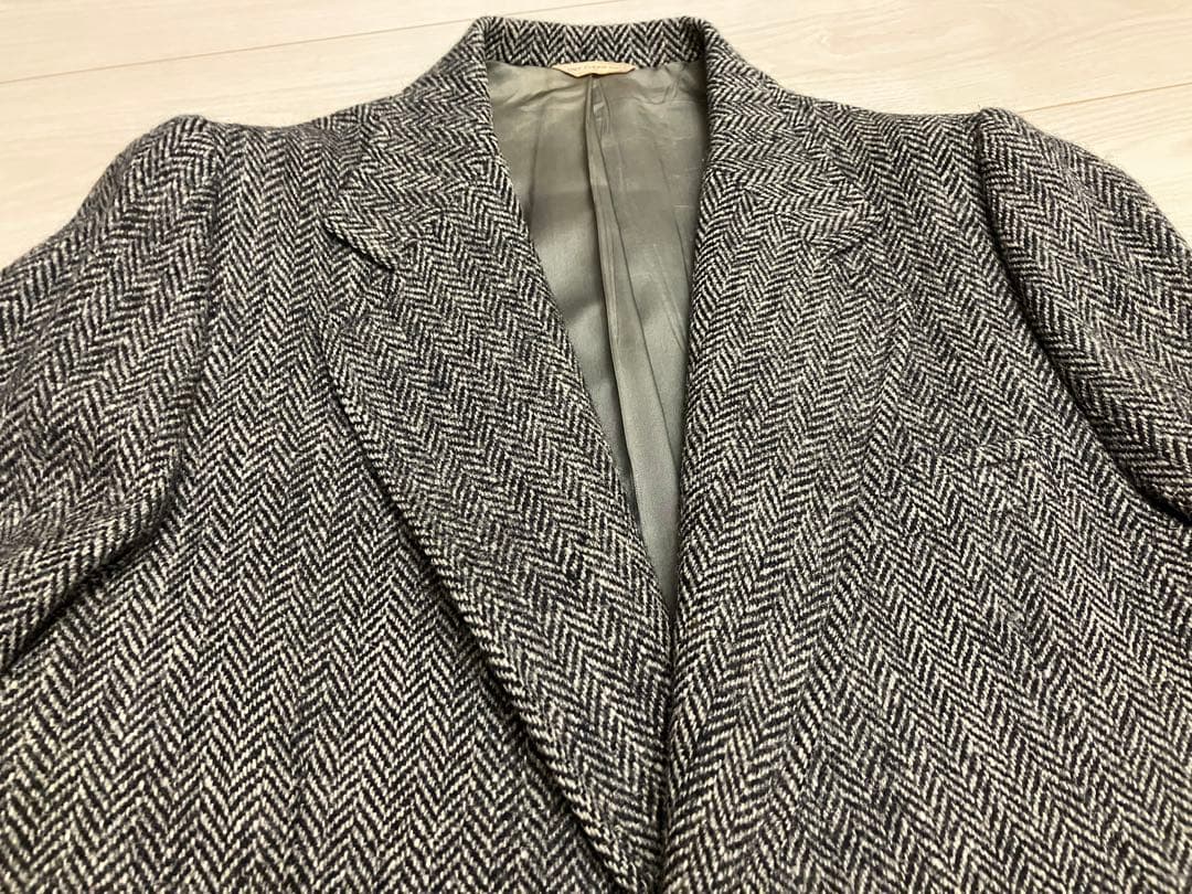 60-70s USA Harris Tweed ヘリンボーン ツイードジャケット
