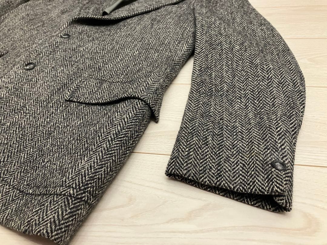 60-70s USA Harris Tweed ヘリンボーン ツイードジャケット