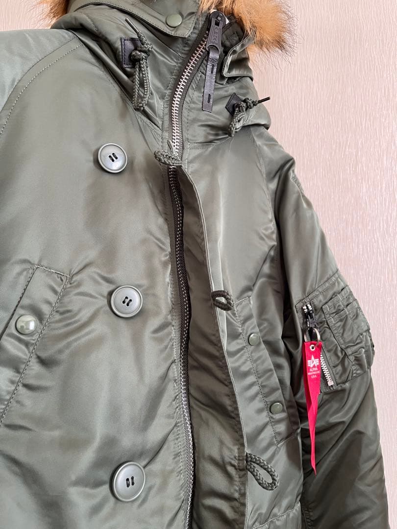 ALPHA N-3B アルファ、ミリタリージャケット、美品