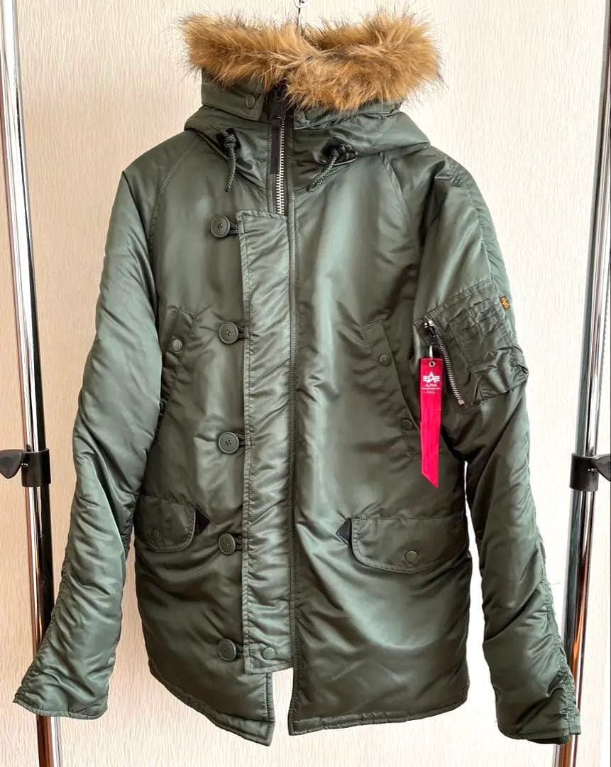 ALPHA N-3B アルファ、ミリタリージャケット、美品