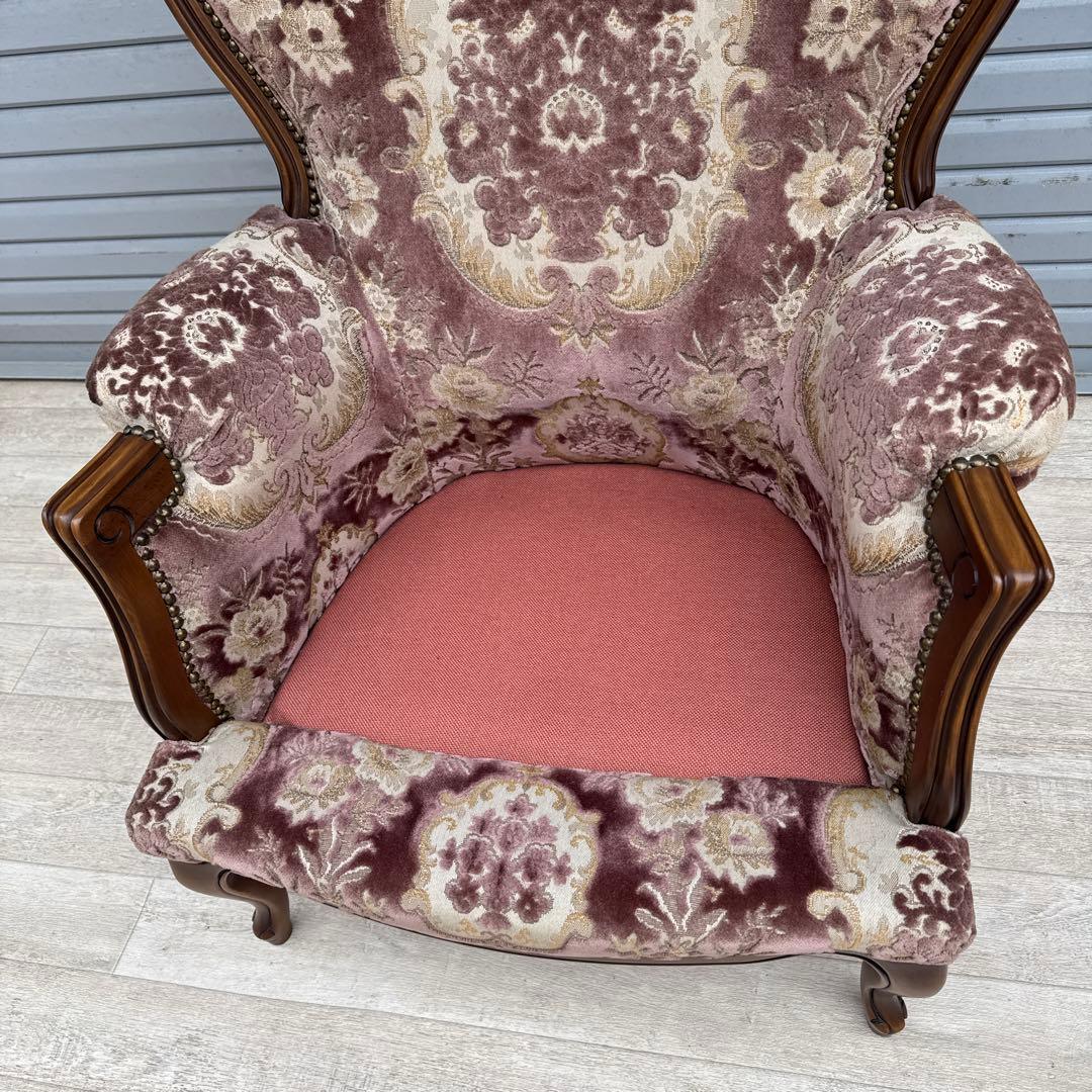 karimoku 金華山　カリモク 1人掛けソファ 鋲打ち ヴィンテージ