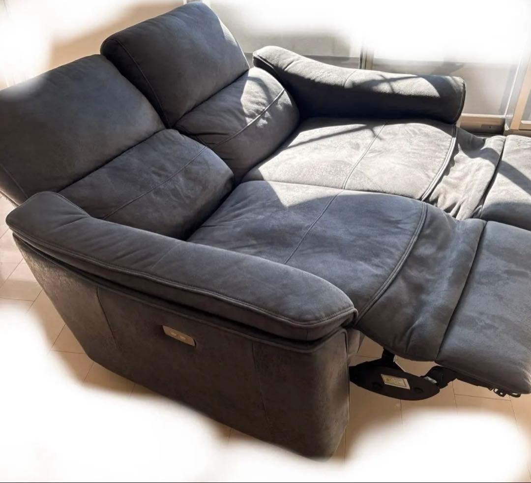 関家具　リラックスフォーム　電動リクライニングソファ2人掛け