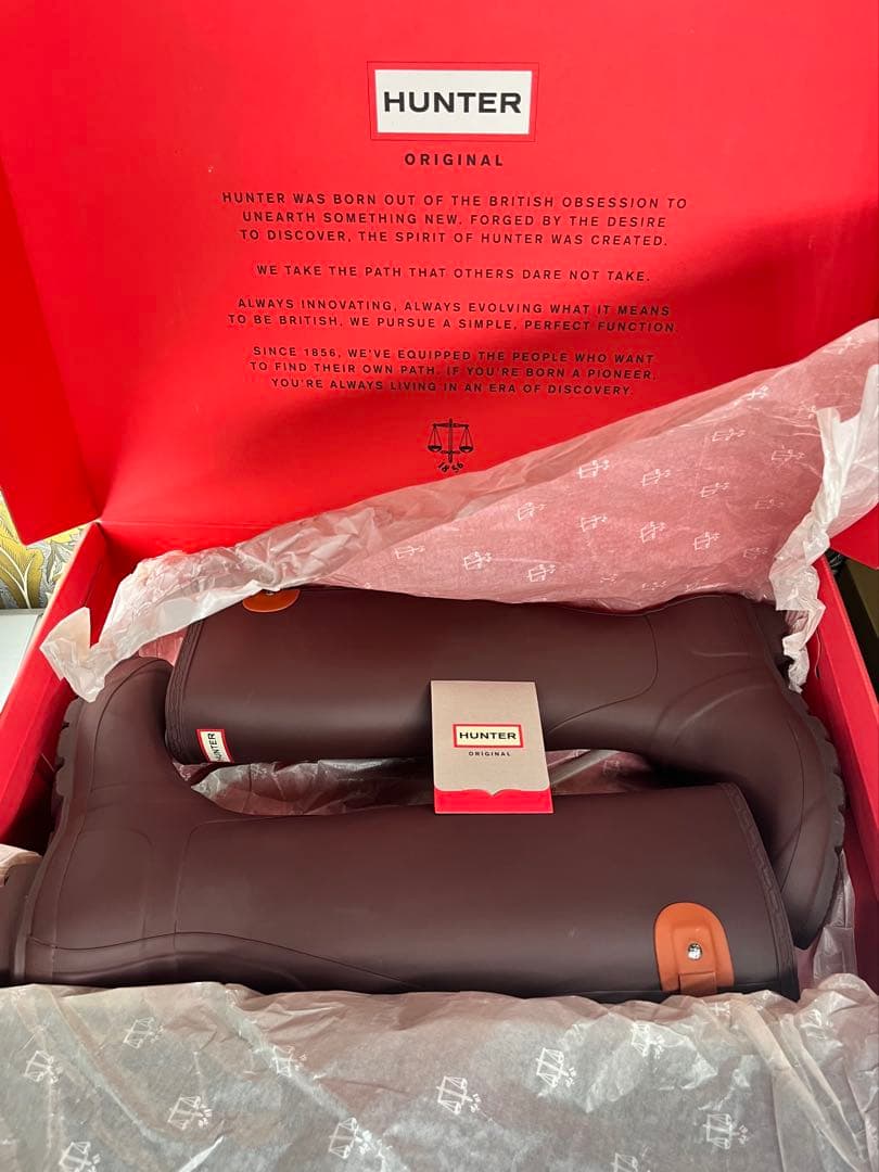 HUNTER 激レア　長靴 バックストラップ付き