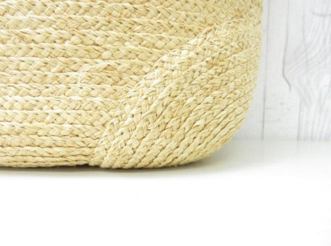 美品☆コーチ　かごバッグ　トートバッグ　レディース　レザー　ターコイズ