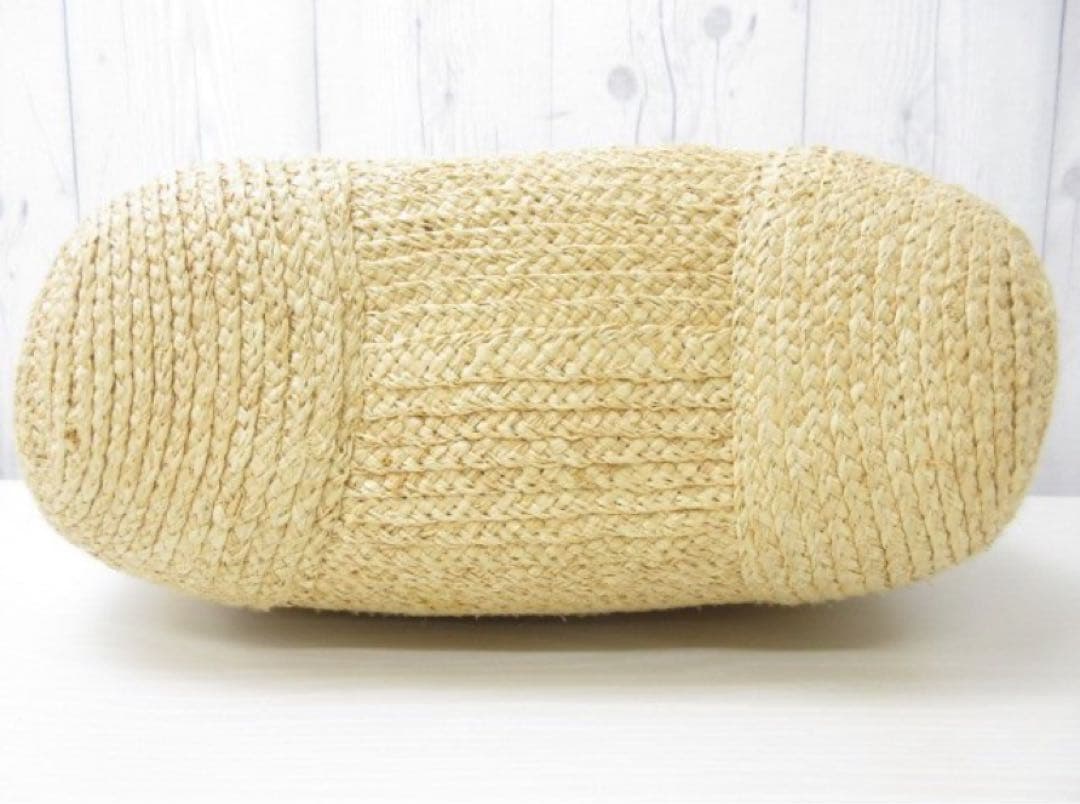 美品☆コーチ　かごバッグ　トートバッグ　レディース　レザー　ターコイズ