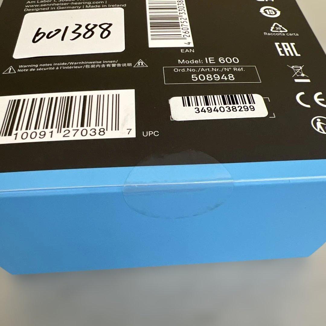 601388 未開封　Sennheiser イヤホン 有線 IE 600