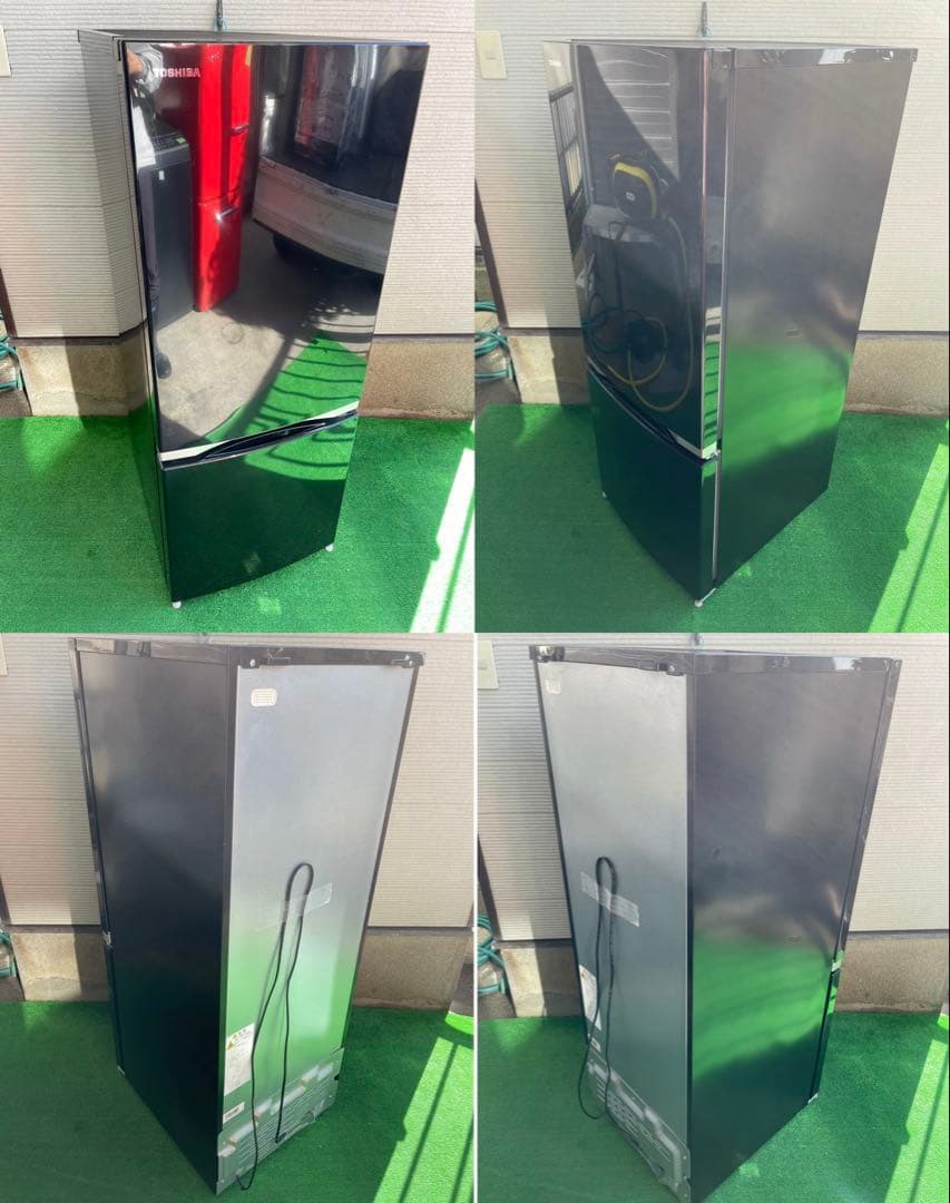 636分解洗浄済み✨ 生活家電2点セット 冷蔵庫 洗濯機 一人暮らし ブラック