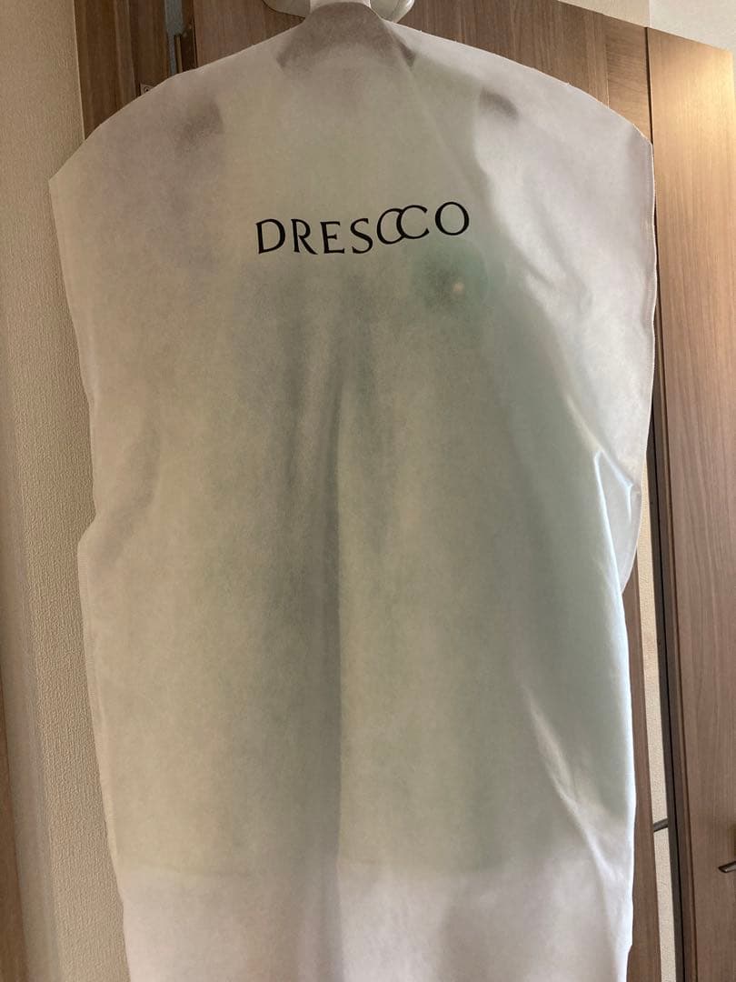 【DRESCCO】ミントブルーバイアスチェックスパンコールロングドレス