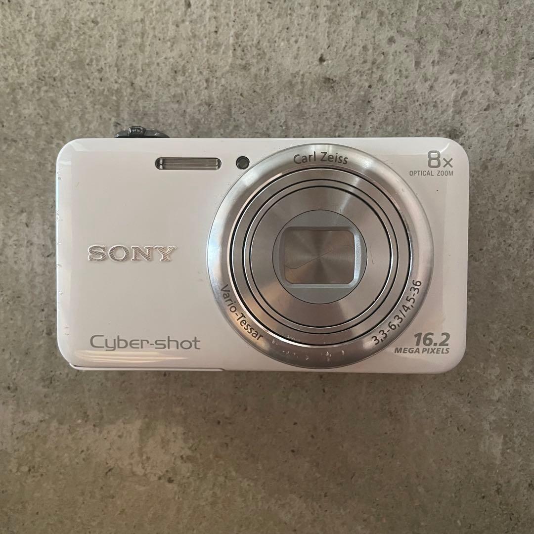 SONY Cyber-shot 16.2MP コンパクトデジタルカメラ ホワイト