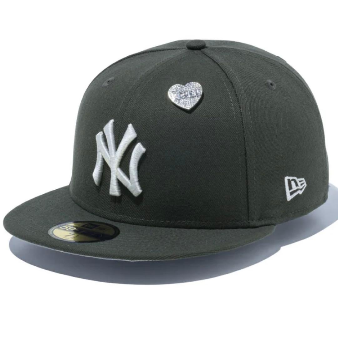 は*ろ様 NEWERA 59FIFTY ダークグレー キャップ 7 1/4