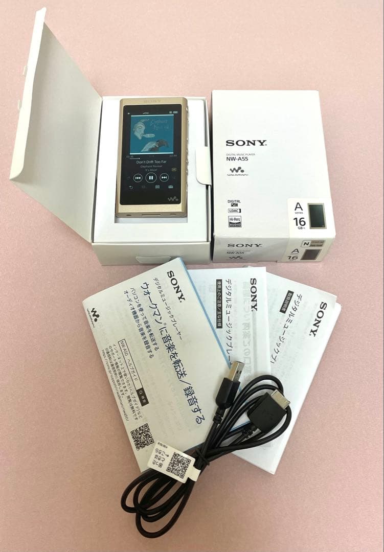 NW-A55 SONY WALKMANゴールド ウォークマン ソニー プレイヤー