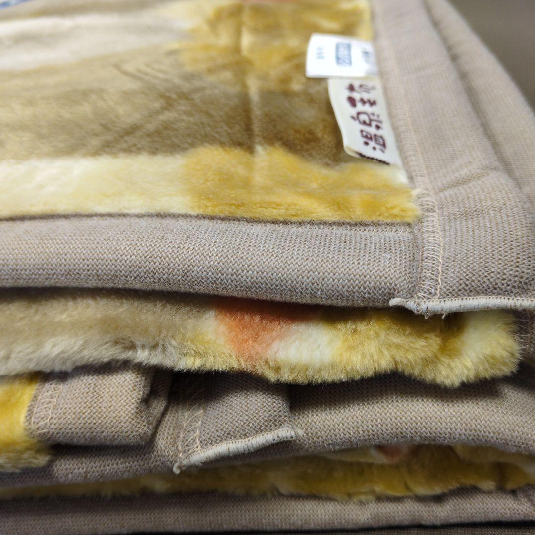 温泉毛布一枚ものニューマイヤー毛布シングル2枚組