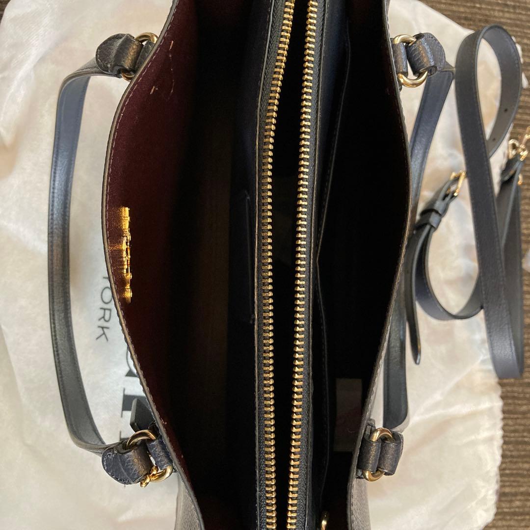 COACH ブラック ビジネスバッグ