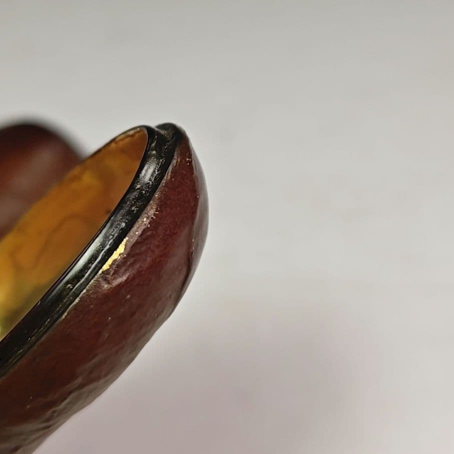 イ995 香合『峯房作』『山中塗乾漆　栗　香合　共箱』茶道具