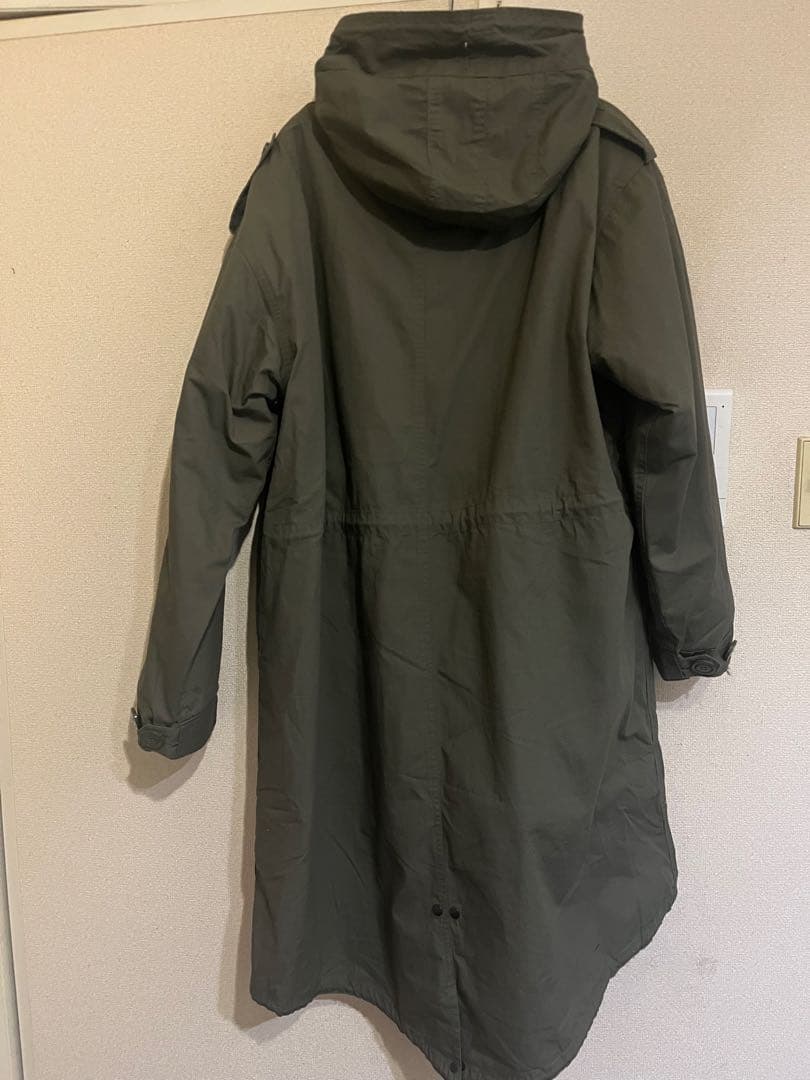 HOUSTON M51 オリーブグリーン フリース裏地 モッズコート