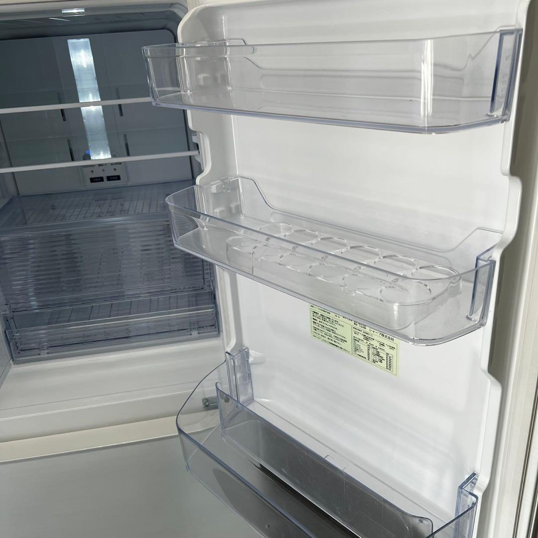 127⭕️冷蔵庫　SHARP 大容量　白　安い　中古　同棲　一人暮らし　設置無料