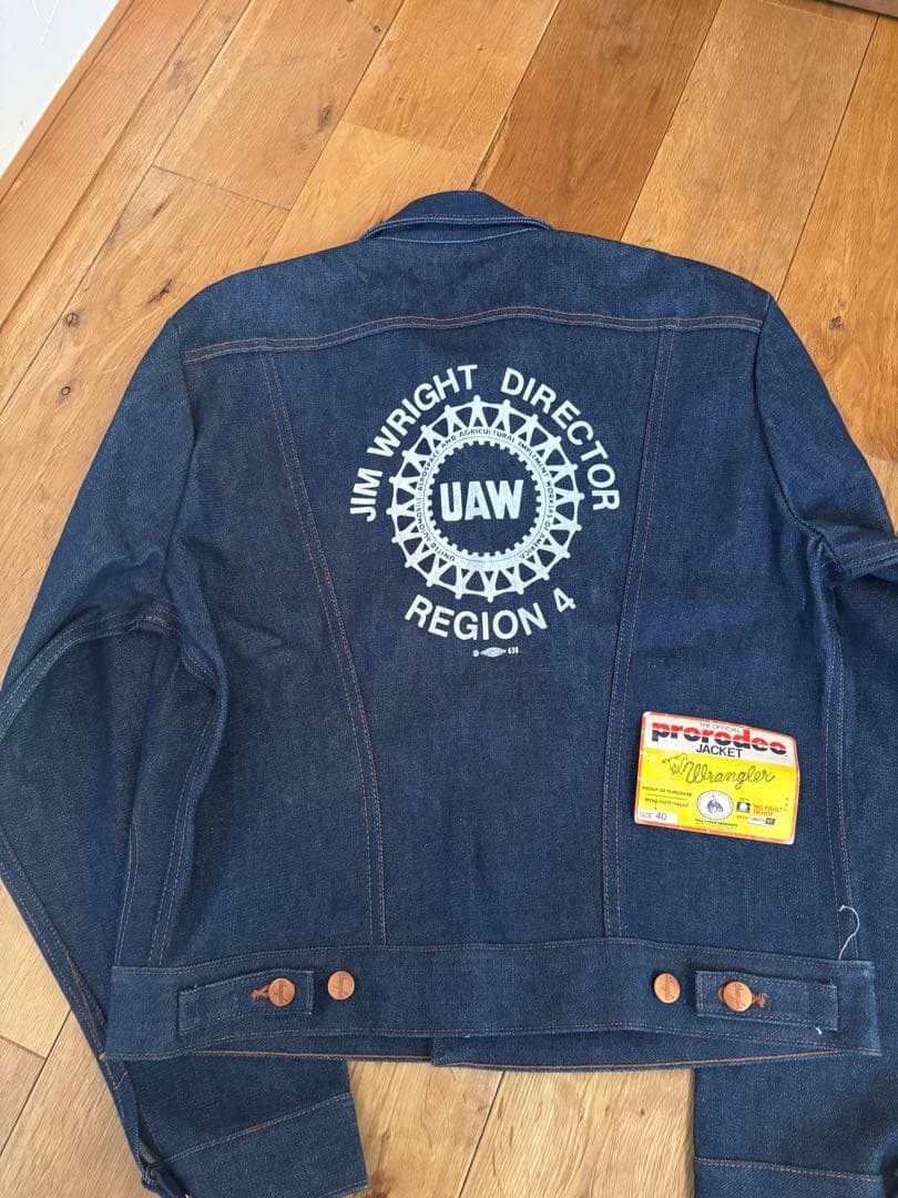 Wrangler 80's USA製デニムジャケット サイズ40 デッドストック