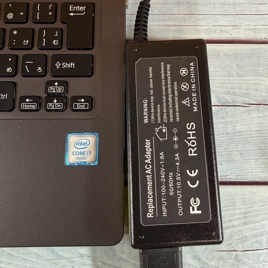 VAIO✨薄型コンパクトノートPC☘️Corei7☘️メモリ8GB☘️SSD