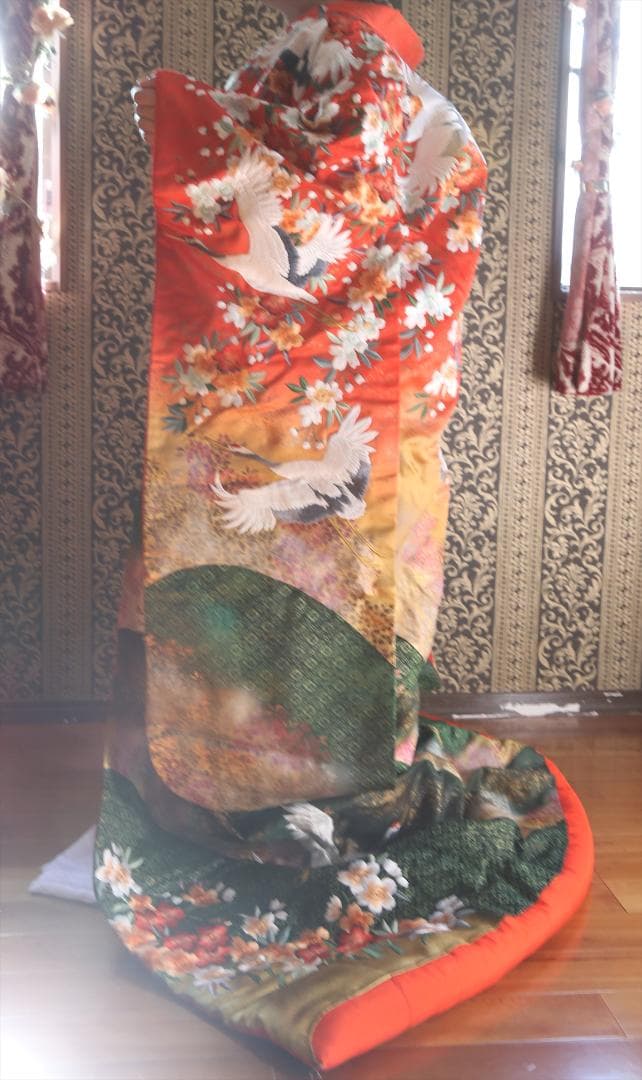 あ16和装ウエディング婚礼衣装ブライダル色打掛神前式着付け練習花魁コスプレ