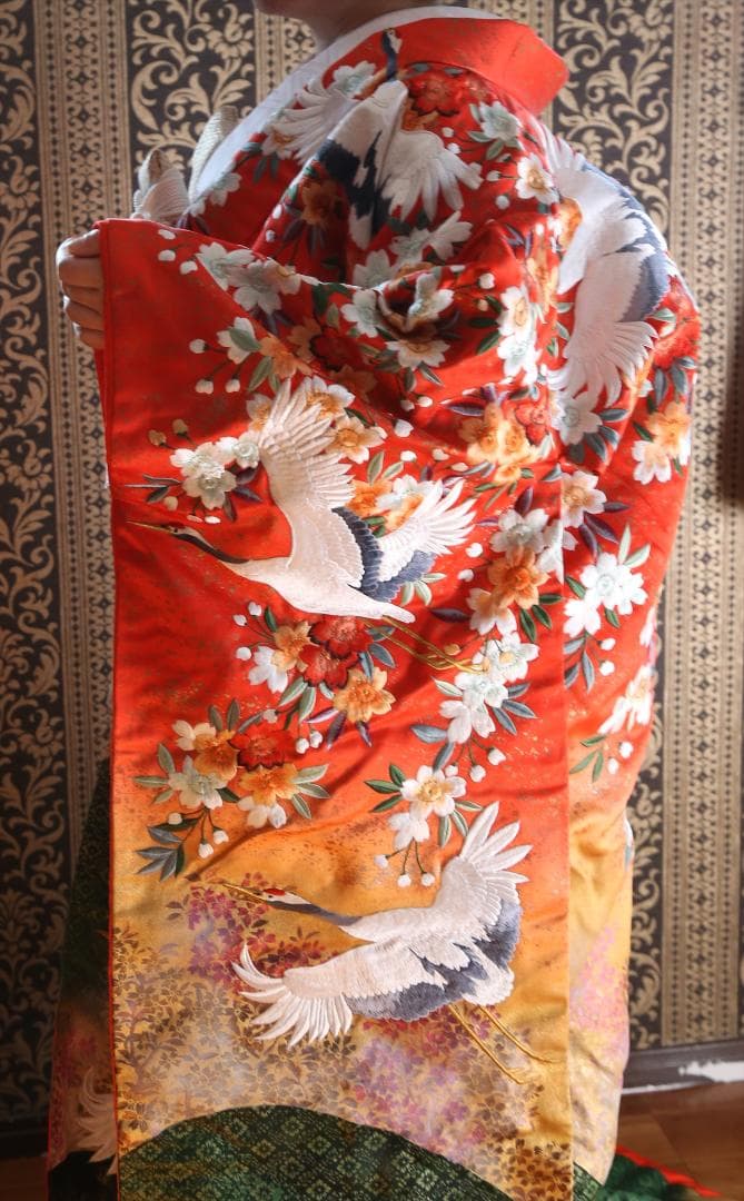 あ16和装ウエディング婚礼衣装ブライダル色打掛神前式着付け練習花魁コスプレ