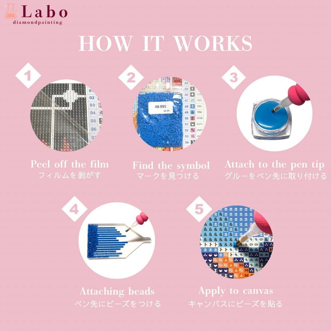 Labo diamondpainting 公式 ダイヤモンドアート　キット