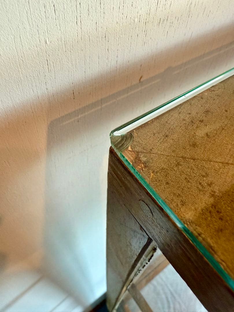 引取り限定 木枠 ガラス ショーケース 陳列棚 飾り棚 パンケース 古家具 什器