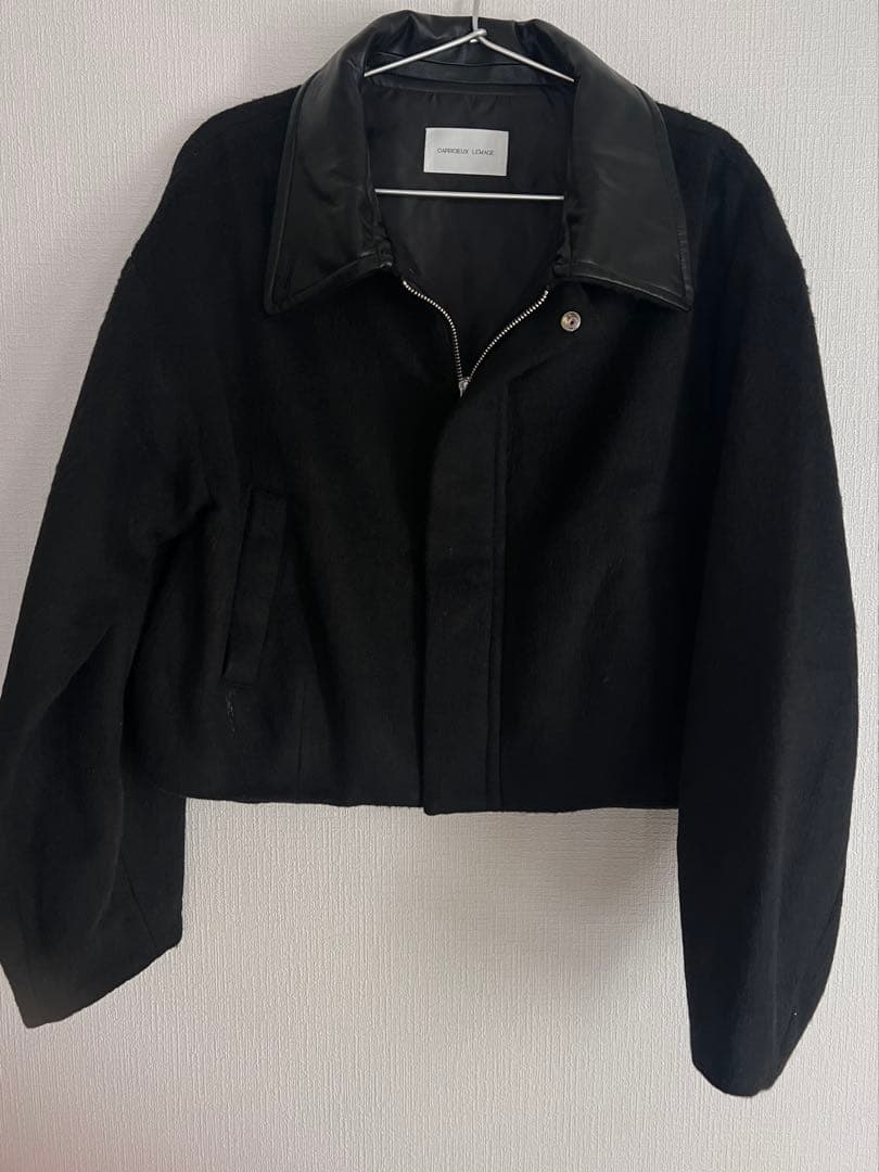 CAPRICIEUX LE'MAGE 【2WAY】スタンドウールショートコート