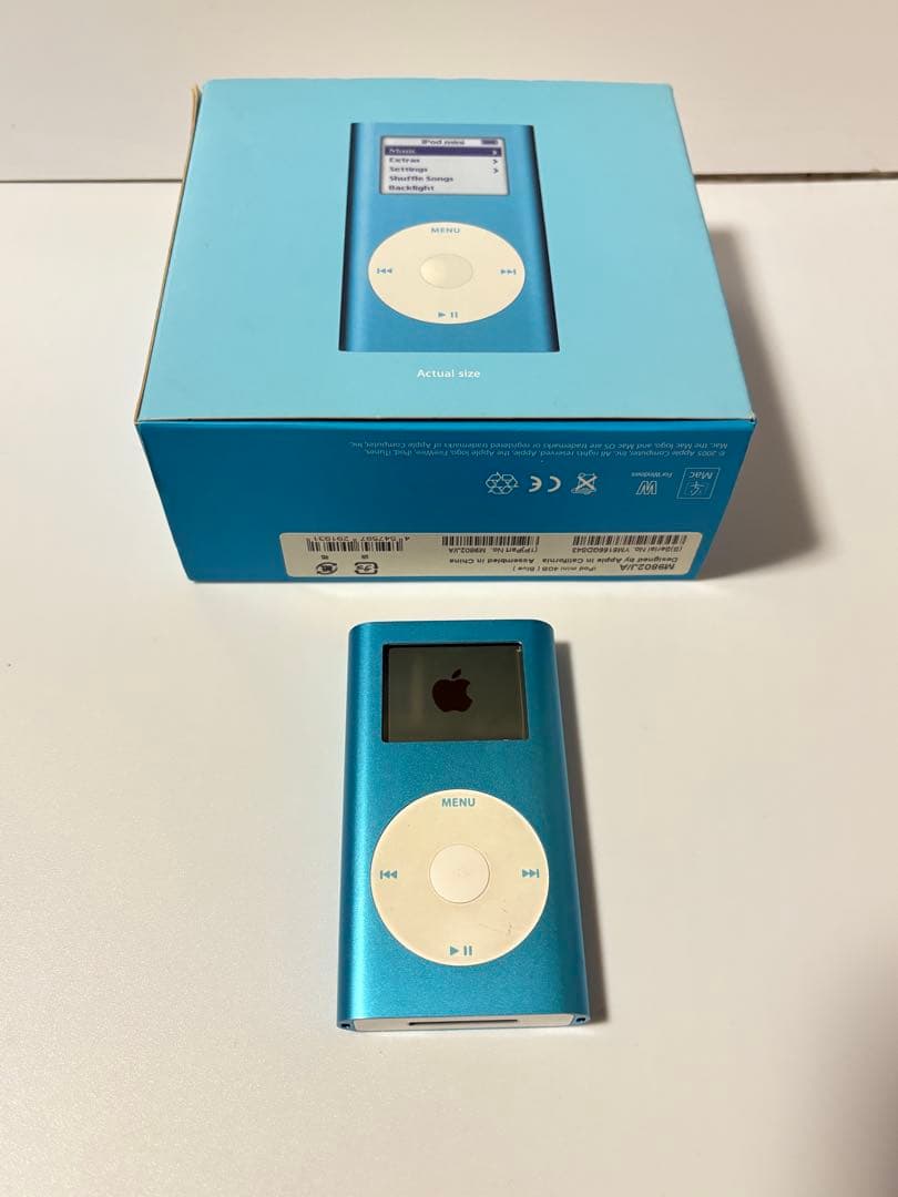 ポータブルプレーヤー Apple iPod mini 4GB Blue