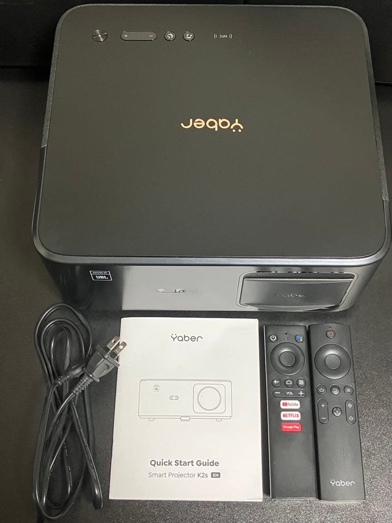 Yaber K2s プロジェクター本体 Android TV 自動台形補正あり