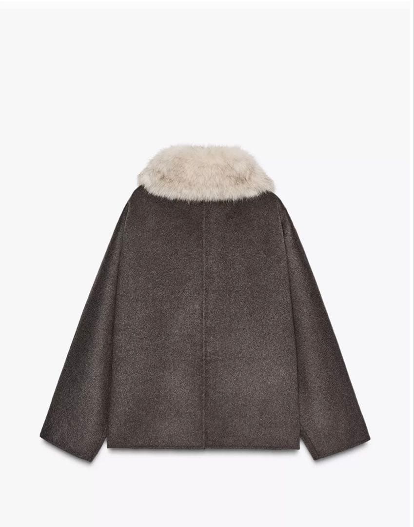 ZARA 襟付きコート