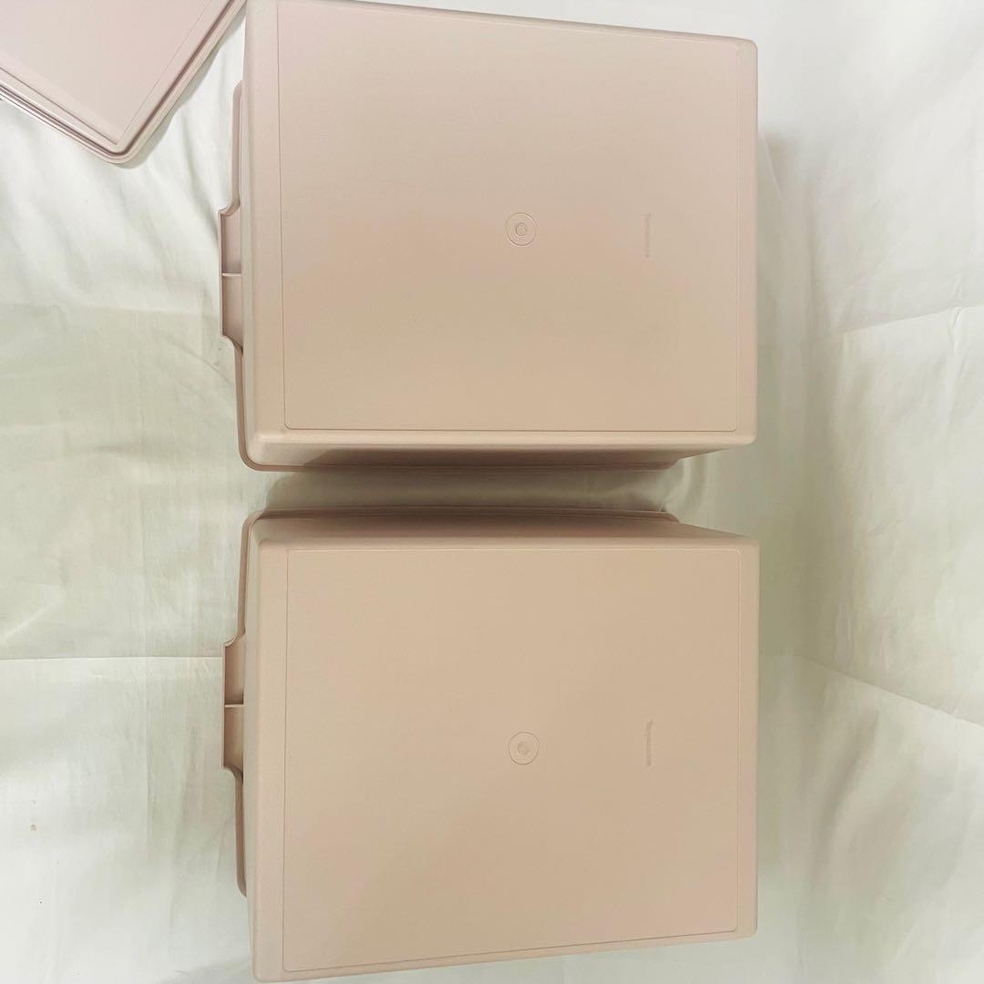 タッパーウェア 収納 スーパーケース 5個セット(深型2個+薄型3個)