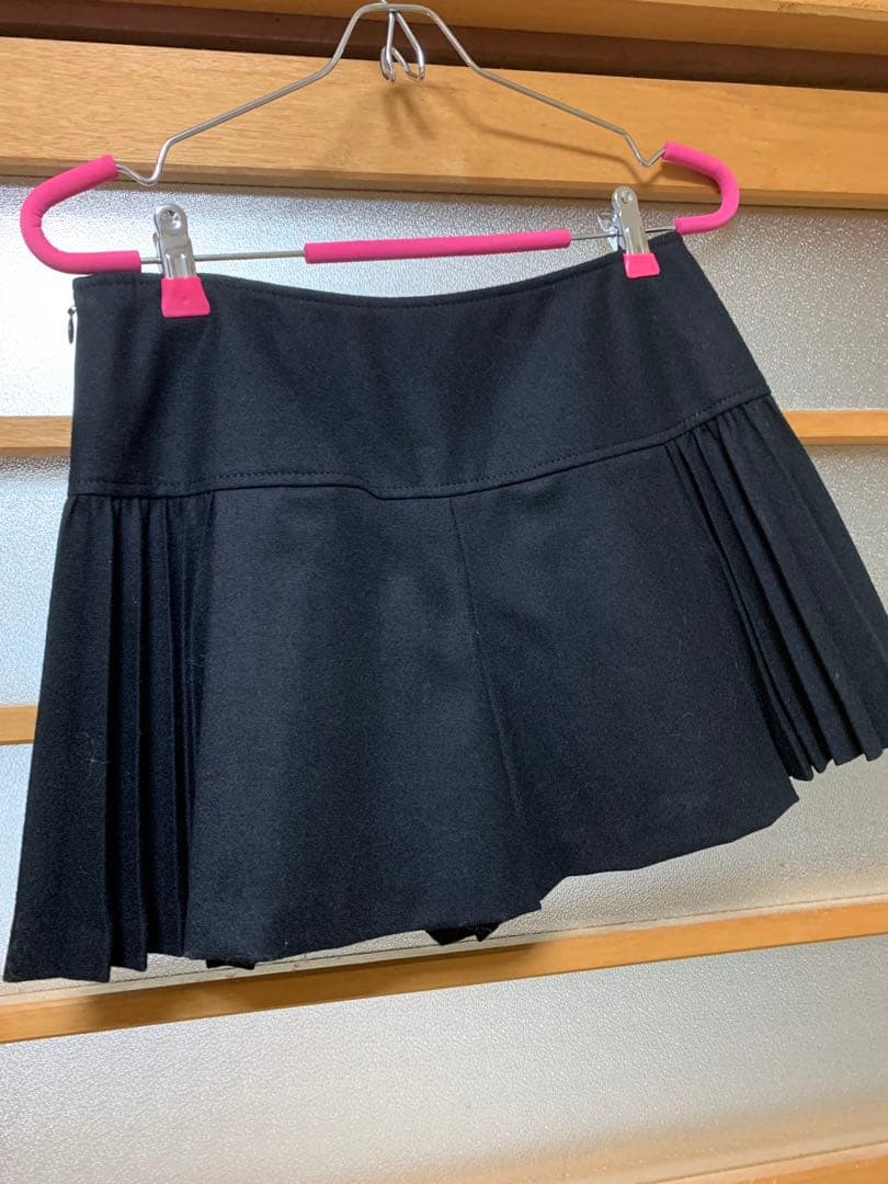 BURBERRY ブラック プリーツスカートキュロットスカート