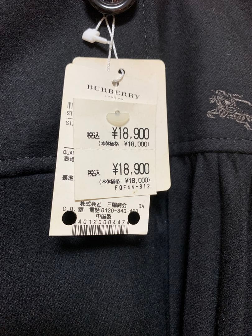 BURBERRY ブラック プリーツスカートキュロットスカート