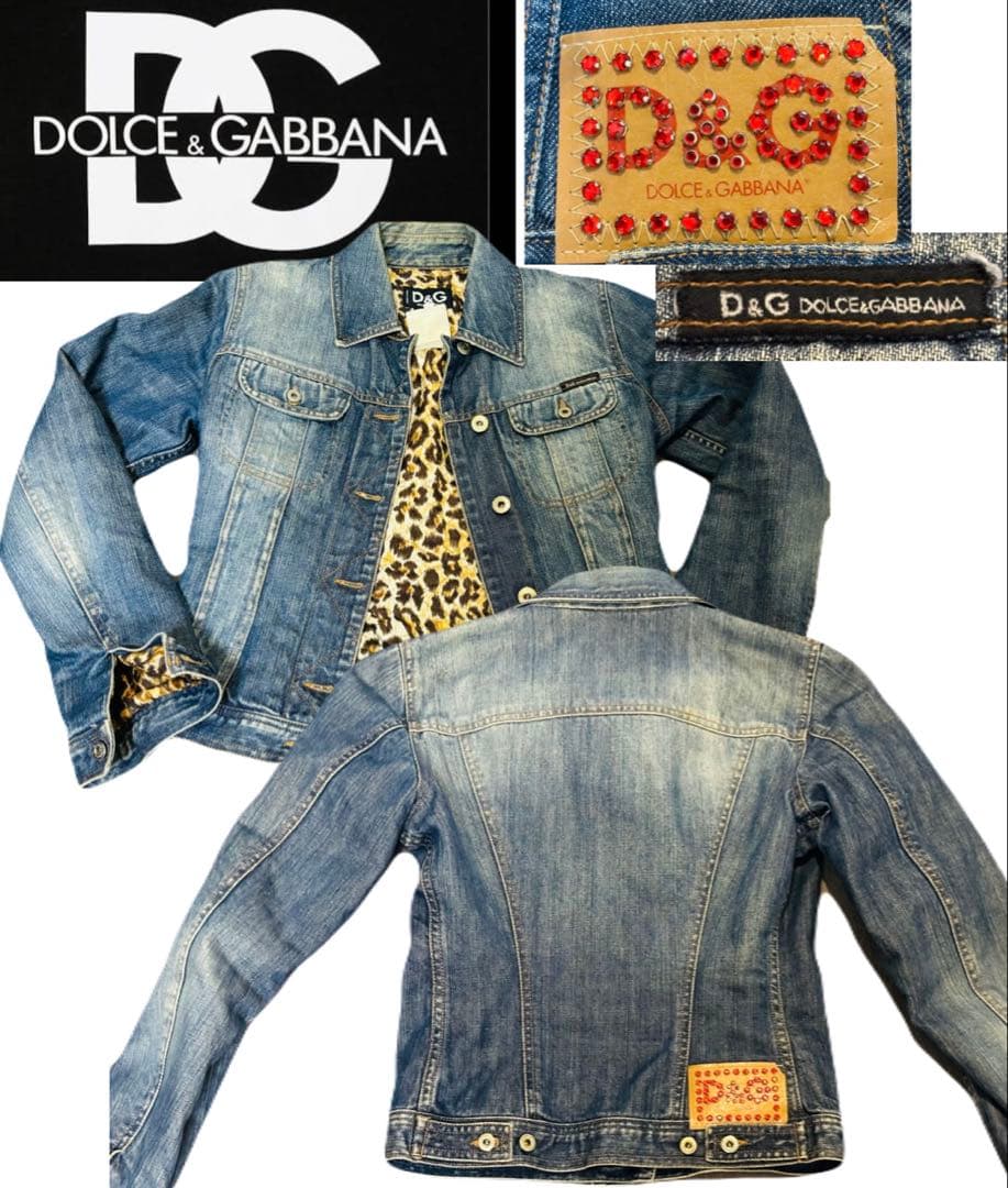 D&G DOLCE & GABBANA Ｇジャン XSサイズ