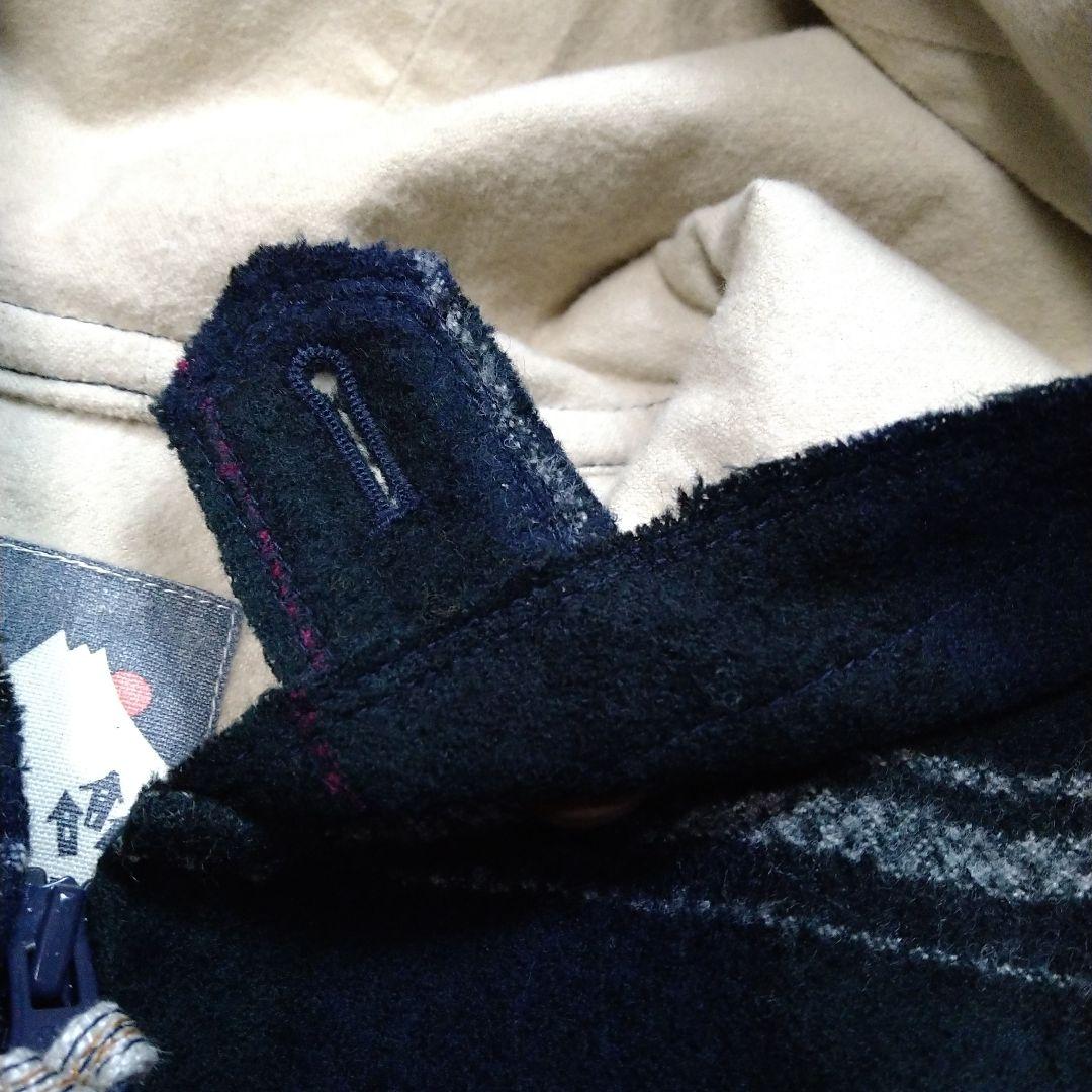 パラスパレス★Pal'ls Palace チェック柄 フーディブルゾン 紺 3