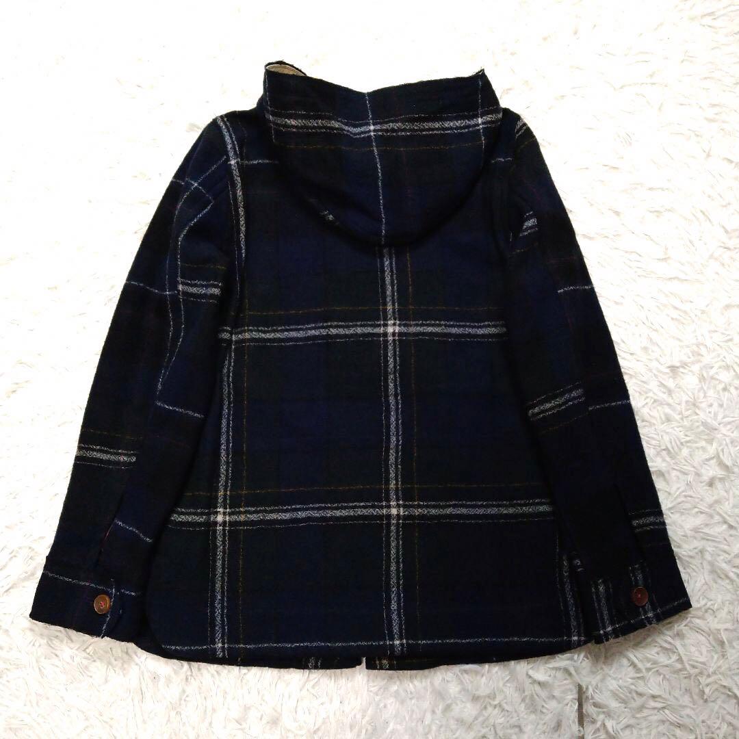 パラスパレス★Pal'ls Palace チェック柄 フーディブルゾン 紺 3