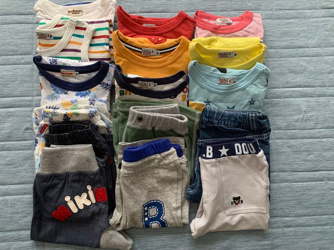 【夏物まとめ売り　追加5点あり】　ミキハウス／ダブルビー／ホットビスケッツ100