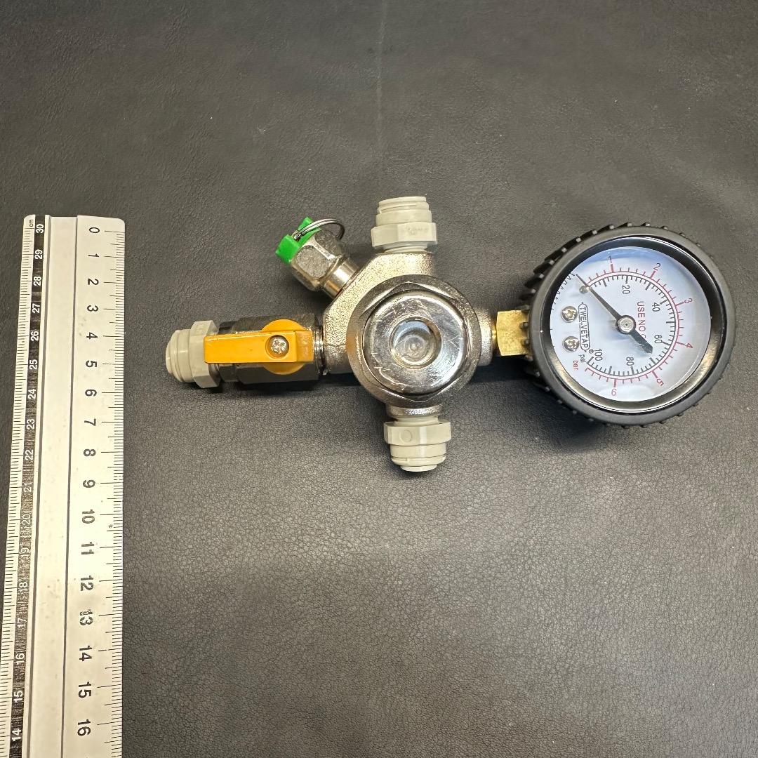 ♡Hc左1014 未使用保管品 TWELVETAP CO2レギュレーター