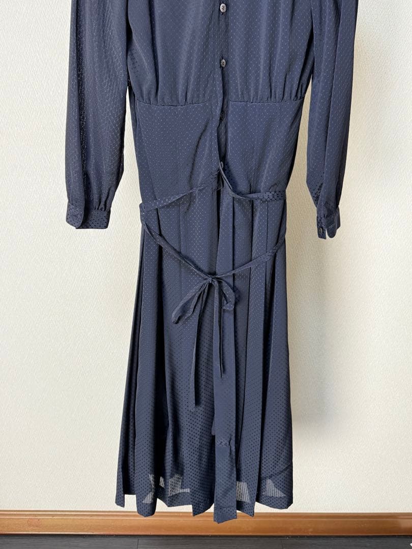 ジュンヤワタナベコムデギャルソン シャツドッキング プリーツロングワンピース