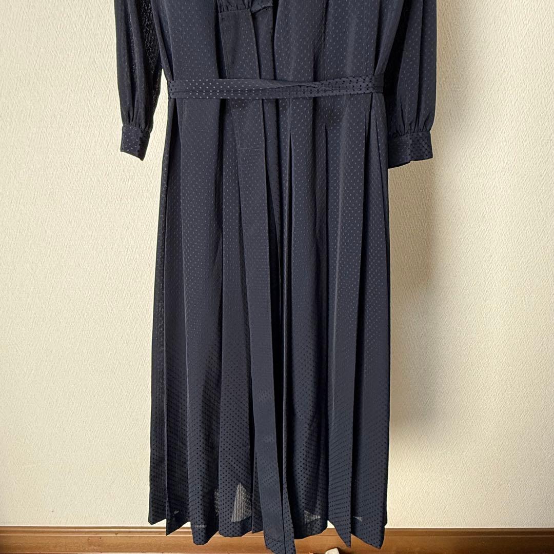 ジュンヤワタナベコムデギャルソン シャツドッキング プリーツロングワンピース