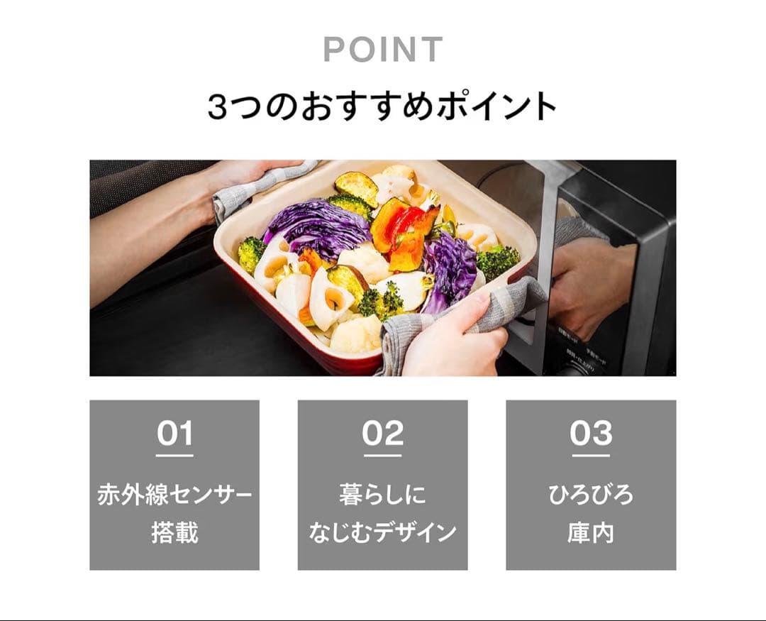 TWINBIRD(ツインバード) 電子レンジ 単機能 700W DR-E273B