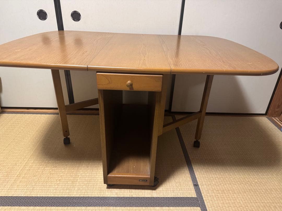 KOIZUMI　コイズミ　両開き　バタフライテーブル キッチンワゴン