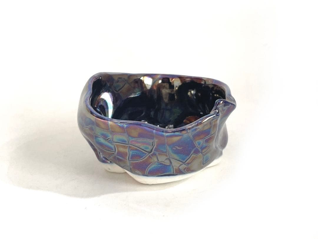 陶芸家　美術家　伊藤公象　酒器　酒杯　器　pearl blue 箱なし