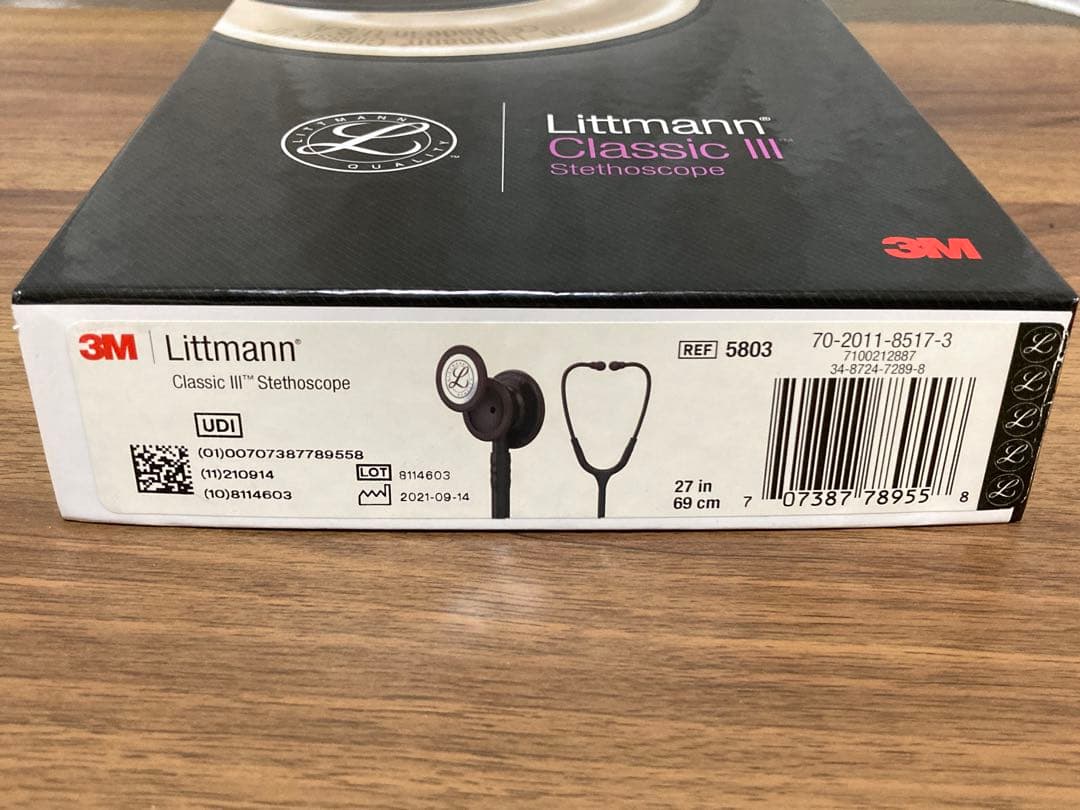 【A350】Littmann Classic III 聴診器 ブラック