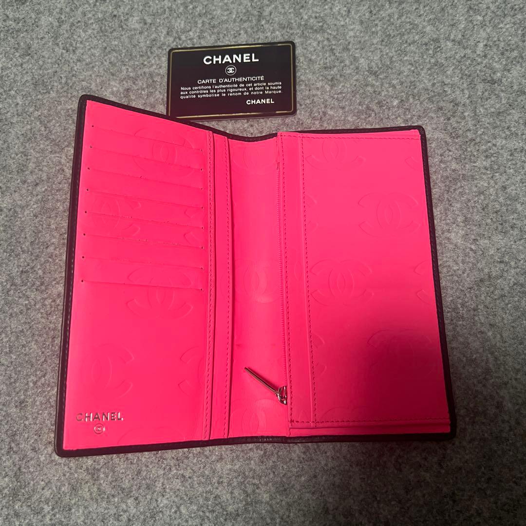 CHANEL シャネル カンボンライン 長財布