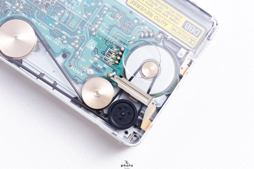 SONY WALKMAN 透明外装 真鍮製フライホイール WM-EX921