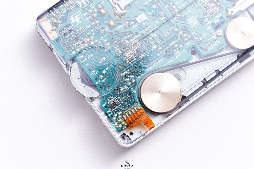 SONY WALKMAN 透明外装 真鍮製フライホイール WM-EX921