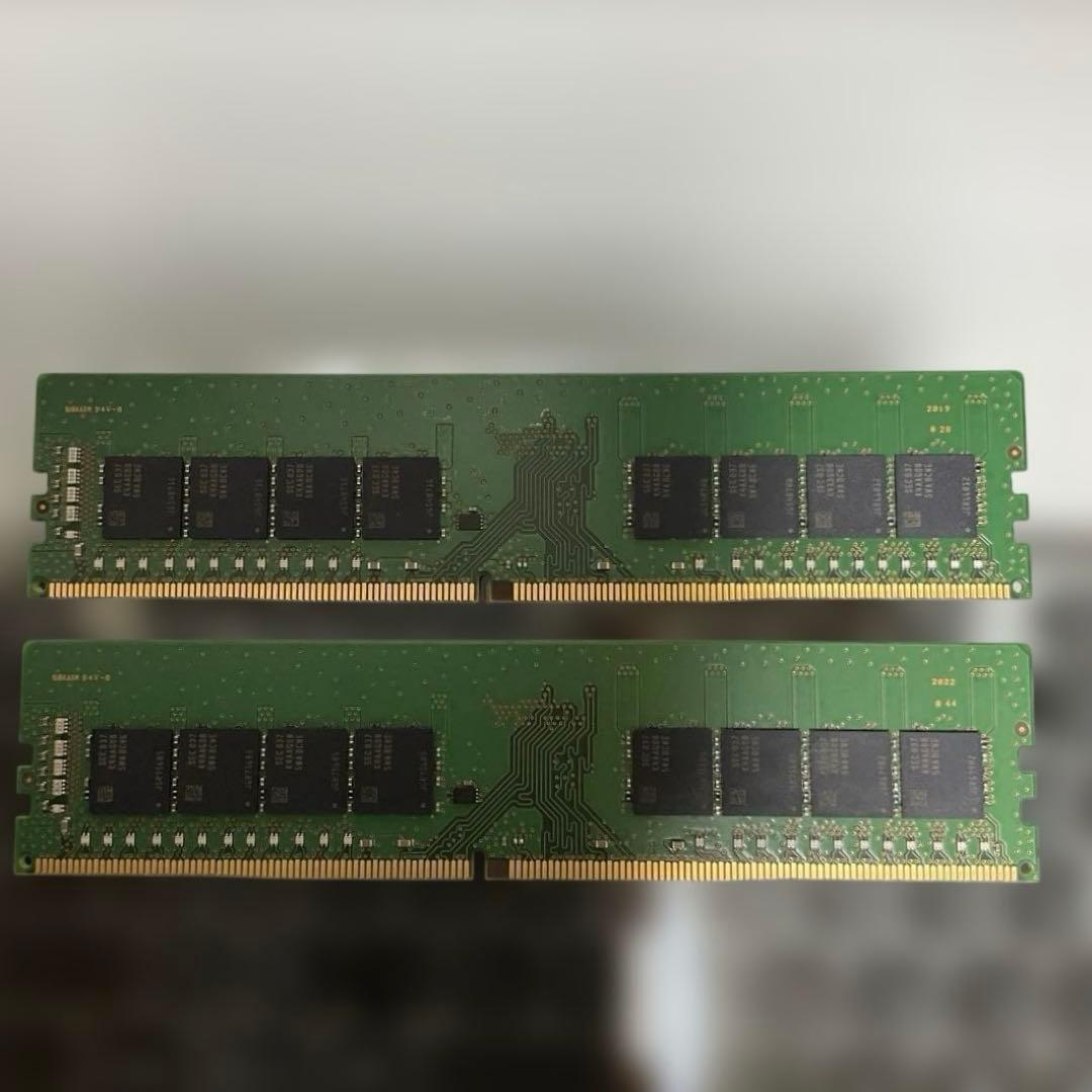 Samsung 純正 DDR4-3200 32GB×2枚 メモリー 64GB