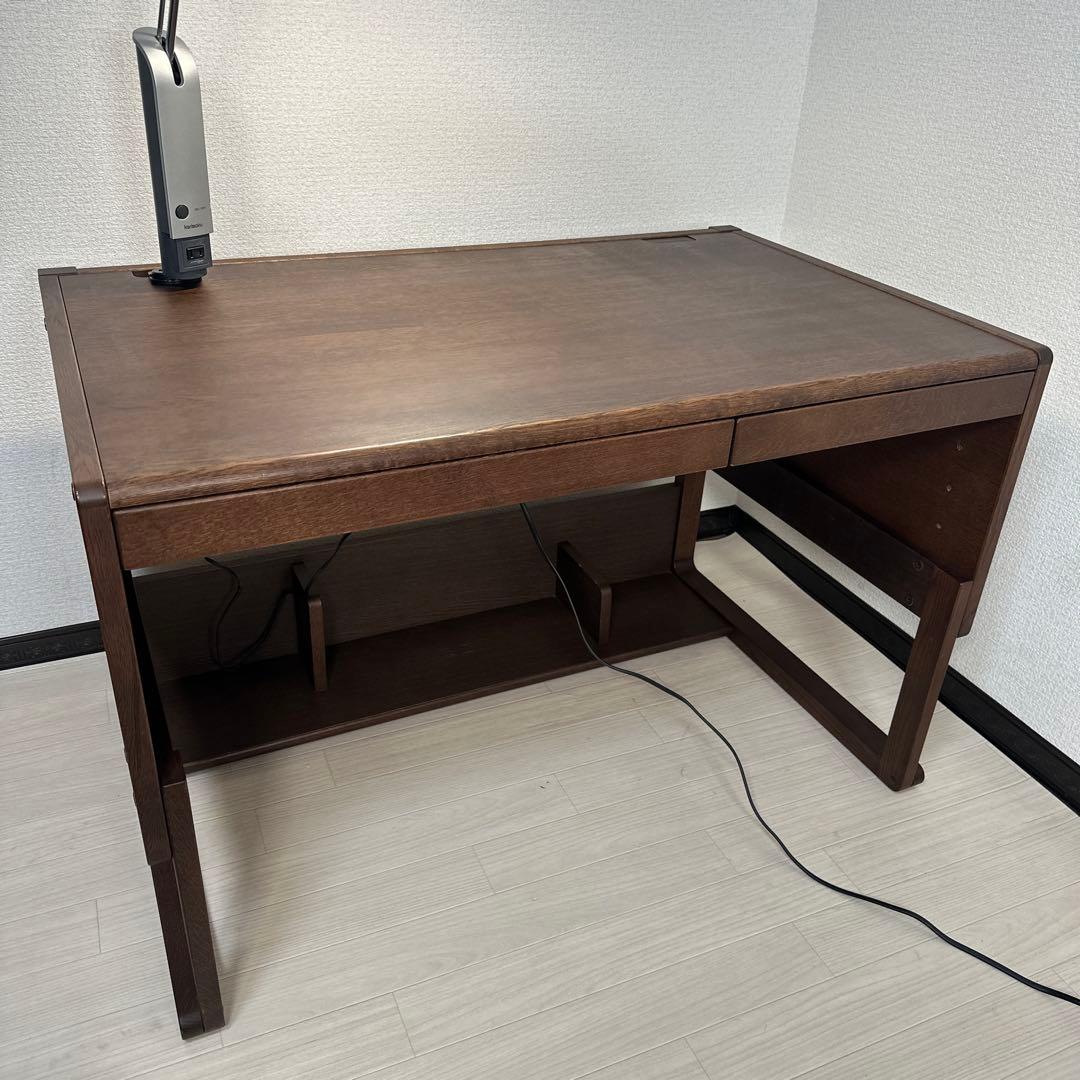 カリモク ベネッセ 学習机 事務机 パソコンデスク 高さ調整機能付 ※i4※